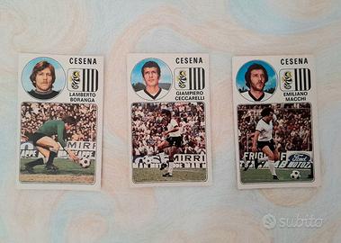 Lotto di 3 Figurine Calciatori  1976-77 CESENA