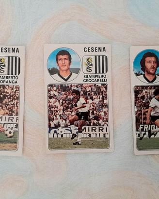 Lotto di 3 Figurine Calciatori  1976-77 CESENA