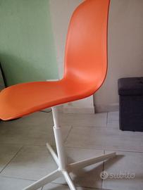 Sedia girevole/scrivana Ikea