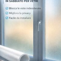 Pellicola Oscurante Sabbiata per Vetri – Privacy