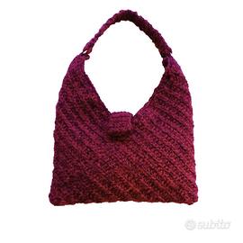 borsa uncinetto crochet morbida invernale bohemian