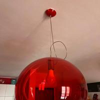 Lampadario Rosso anni 2000