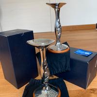 Argento Candelabri coppia di  Leader Argenti