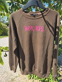 Maglietta donna BOY, BYE verde oliva TG S