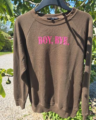 Maglietta donna BOY, BYE verde oliva TG S