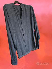 Camicia Uomo Taglia xxxl Lino 15% Viscosa 85%