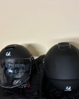 Coppia caschi jet unik