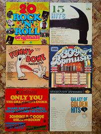 Lotto 6 LP Compilation Rock & Roll Anni '50 '60