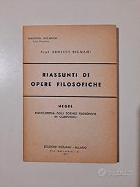 Hegel - Riassunti di opere filosofiche- Prof. Erne