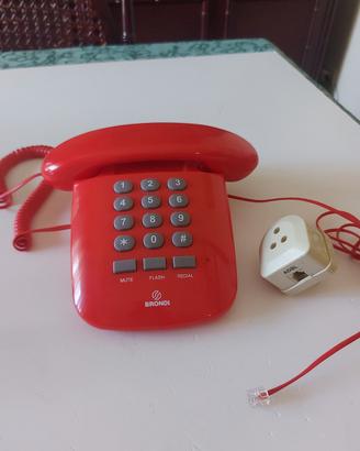 Telefono Fisso Brondi Sirio Rosso