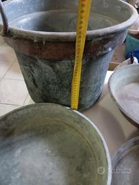 pentole vintage in rame