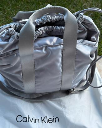 Borsa Calvin Klein argento
