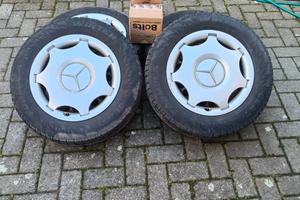 4 cerchi + le gomme + bulloni Mercedes classe C