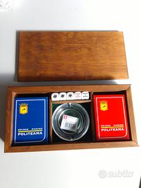 cofanetto in legno carte modiano nuovo