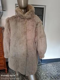 CAPPOTTO IN PELLICCIA ARTIGIANALE LAPIN  