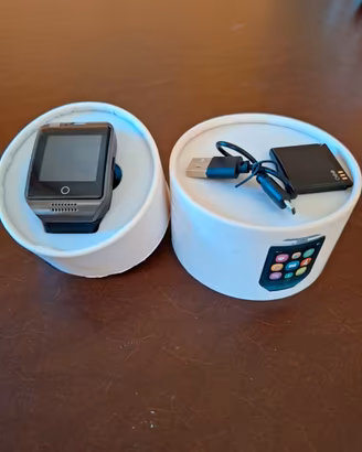 Smart watch nero, dettagli come da foto