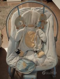 Sdraietta neonato con cuscino pulcino