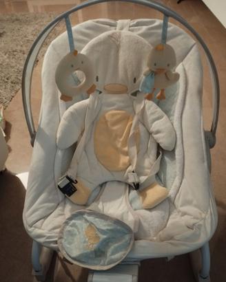 Sdraietta neonato con cuscino pulcino