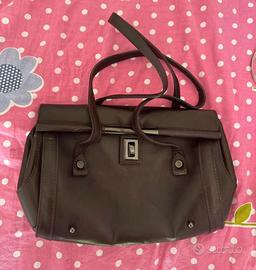 Borsa marrone nero giardini