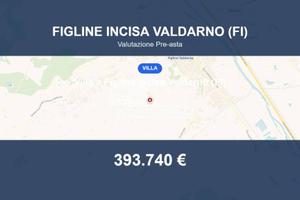 Immobile in asta di 356 m² con box auto a Figline 