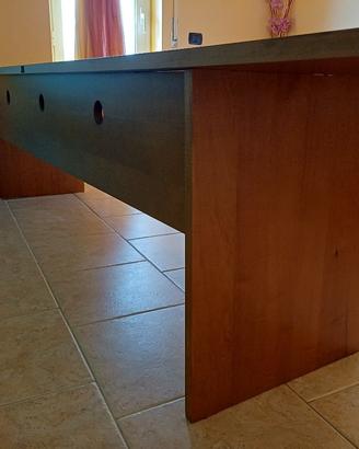 scrivania in legno massello