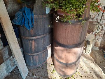 tino in legno per uva