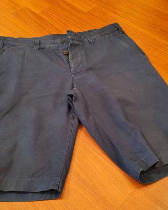 bermuda uomo blu navy taglia 50