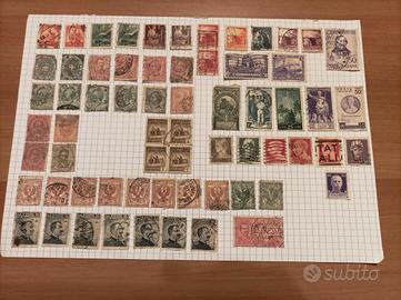 Francobolli e marche da bollo usati 