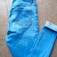 jeans donna skinny blu taglia 42 stretti Denim Co