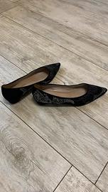 Décolleté Giorgio Armani in camoscio con strass