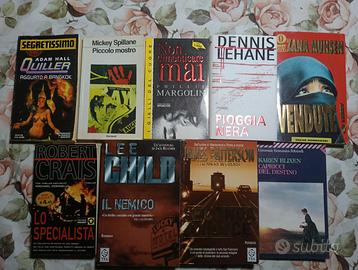 9 libri thriller e gialli – Lee Child, Crais, Leha