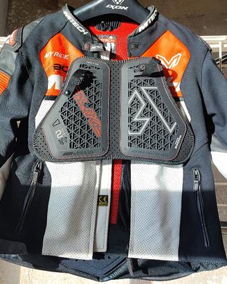 Giacca in pelle traforata MTech per Moto