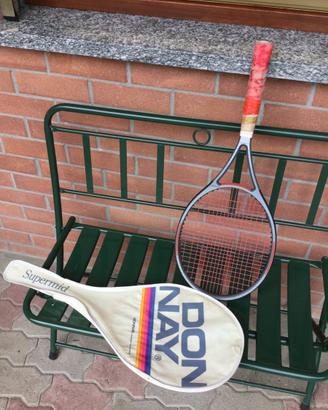 Racchetta da tennis vintage Donnay Supermid grafit