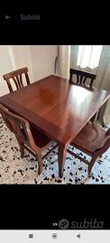 tavolo in legno massello 