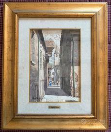 Quadro B. Augusto Defendi - "Courmayeur" - firmato