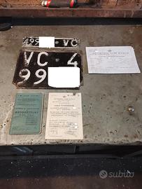 targhe libretto compl visura Lancia Appia 1959