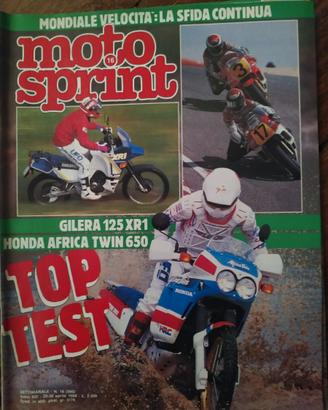 Rivista MOTOSPRINT numero 16 del 1988