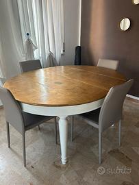 Tavolo ovale legno massiccio