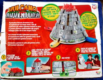 Vulcano avventura gioco da tavolo