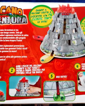 Vulcano avventura gioco da tavolo