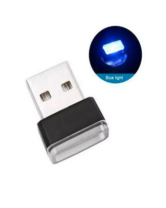 LUCE Cortesia Usb Casa Giardino Auto Atmosfera BLU