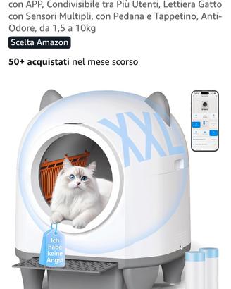Lettiera gatto autopulente  Devoko 90 L NUOVA