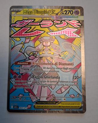 Carta Pokémon Mega Diance Mega attack