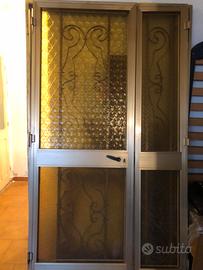 Portoncino in alluminio e zanzariera