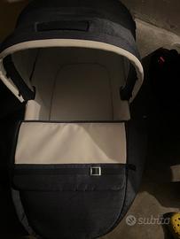 Trio peg perego ecopelle bianca e jeans