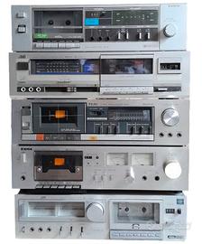 Deck e tuner vintage da collezione