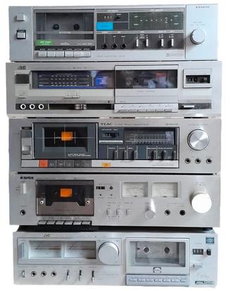 Deck e tuner vintage da collezione