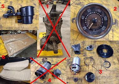 Ricambi VW T1 T2 Pulmino Split Bus Kombi Bulli Bay