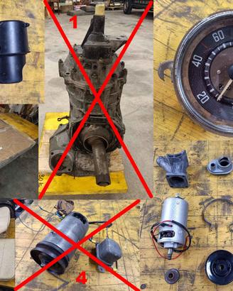 Ricambi VW T1 T2 Pulmino Split Bus Kombi Bulli Bay