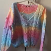 maglione  colori pastello